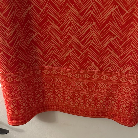 Vibrant Orange reversible shift Dress - Picture 2 of 6